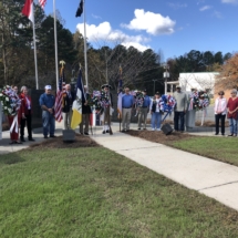 All members who served and presented wreaths