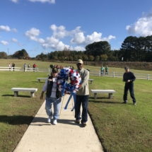 Disable American Veterans walking wreath