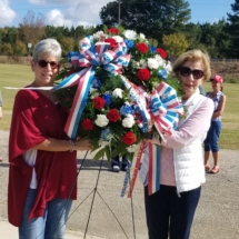 Moore Republican Women walking wreath